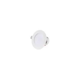 LED downlight IP44 8w, 3000K, recessed white Ø 80/103mm - 750 lm