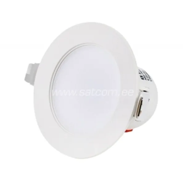 LED-alasvalo IP44 8W, 3000K/4000K/5000K Ø90/110mm - 700-800 lm
