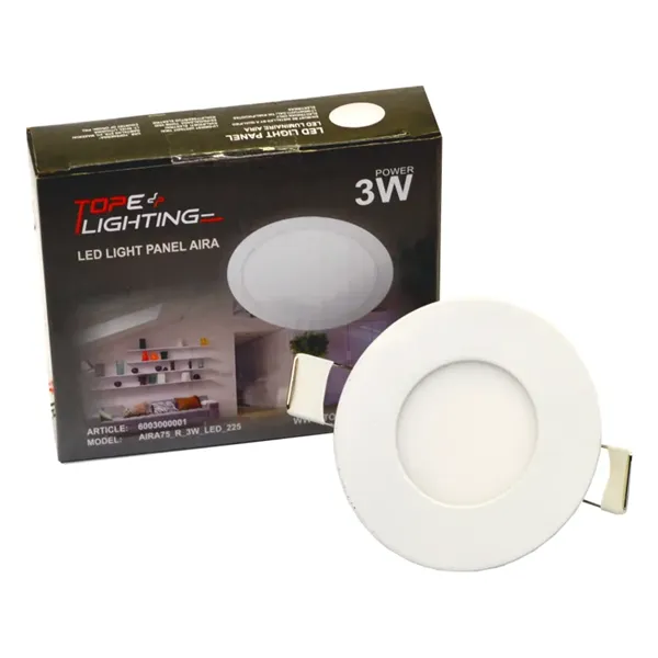 Montējams apaļš LED panelis "AIRA" 3W