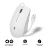 Mouse Subblim SUBMO-B2BS002 White 1200 DPI