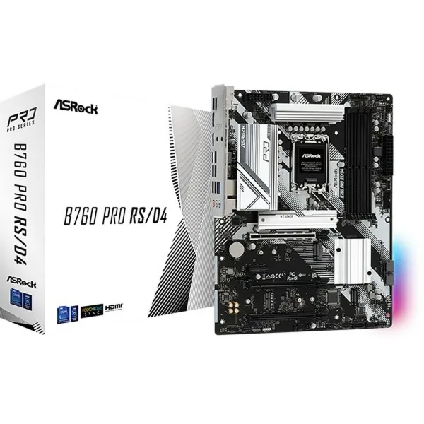 Материнская плата ASRock B760 Pro RS/D4 LGA 1700 Intel B760