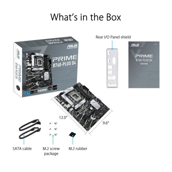Материнская плата Asus PRIME B760-PLUS D4 LGA 1700