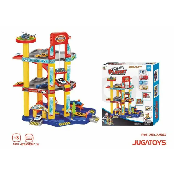 Автостоянка с машинами 34 х 47 см