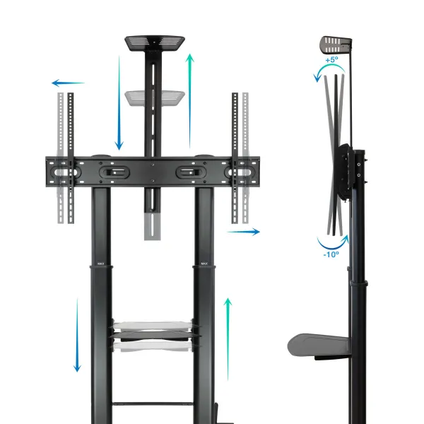 Подставка для ТВ TooQ ZEUS 60" 100" 100 kg