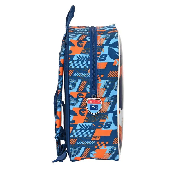 Bērnu soma Hot Wheels Speed club Orange Navy Blue (22 x 27 x 10 cm)