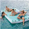 Pripučiamas čiužinys Intex Water Lounge 310 x 183 cm, baltas, turkio spalvos