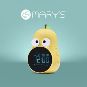 MARY'S ALARM CLOCK YELLOW PEAR