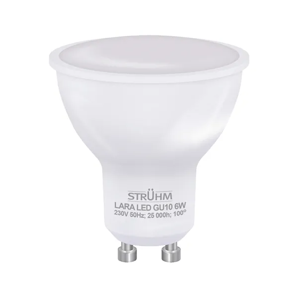 LARA LED GU10 1,5W WW SMD LED lempa STRÜHM 54 x 50 x 50 mm