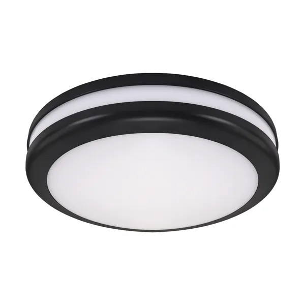 BIRMA 2xE27 BLACK Hermetiškas lubinis šviestuvas STRÜHM 98 x 305 x 305 mm