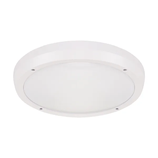 RAMEN 2xE27 BALTS Hermētisks griestu gaismeklis STRÜHM 91 x 300 x 300 mm