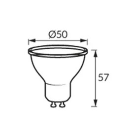 LARA LED GU10 1,5W CW