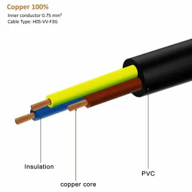 фонарь LED EDM 36381 Cob XL 3 W Двойная функция Крючок Магнит