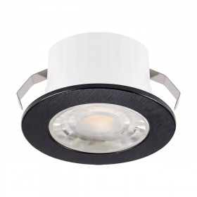 FIN LED C 3W JUODA NW