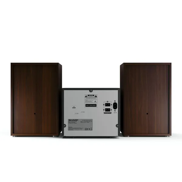 Мини музыкальный центр Sharp XL-B512(BR) Белый Коричневый 45 W