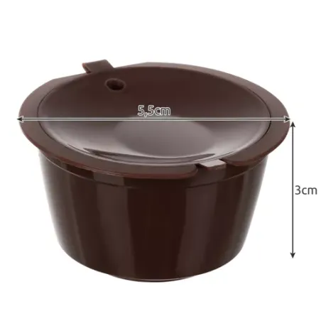 Uudelleenkäytettävät kahvikapselit - 6 kpl. Ruhhy 23028