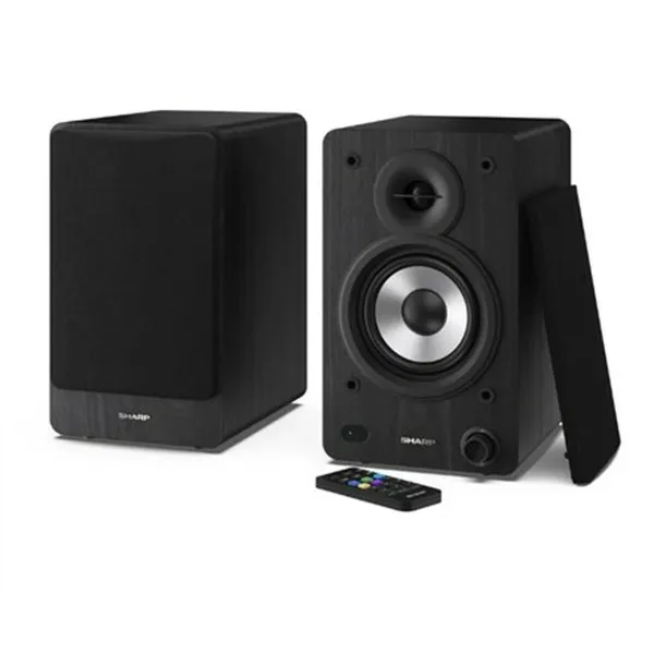 Динамики для ПК Sharp Bookshelf Speakers Чёрный 60 W