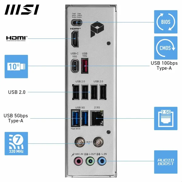 Материнская плата MSI AMD AM5 AMD