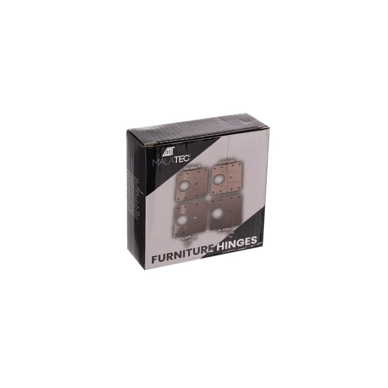 Hinge repair plate 4 pcs Malatec 23032