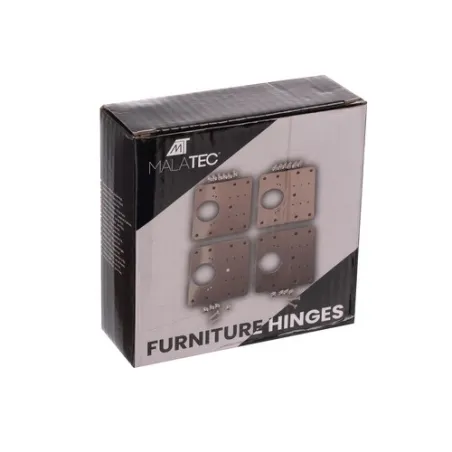 Hinge repair plate 4 pcs Malatec 23032