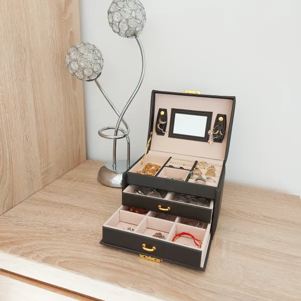 Jewelry box/case - black