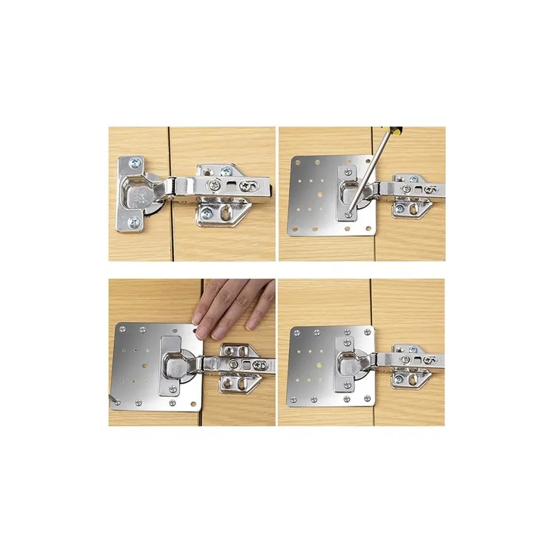 Hinge repair plate 4 pcs Malatec 23032