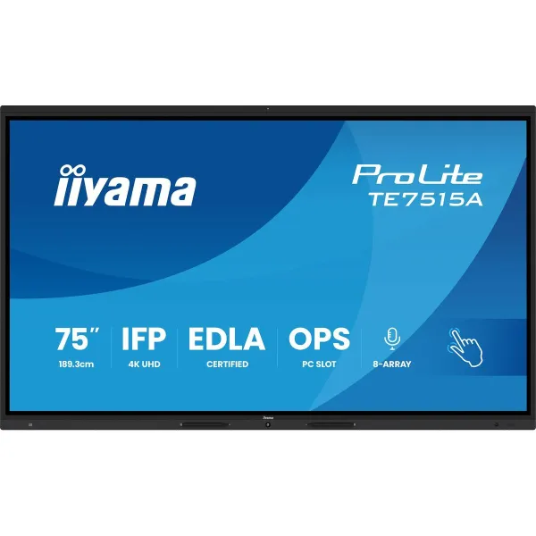 Monitor Iiyama TE7515A-B1AG 75" 4K Ultra HD