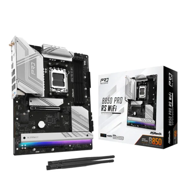 Pagrindinė plokštė ASRock B850 Pro RS WiFi AMD B850 LGA 1151 AMD AM5