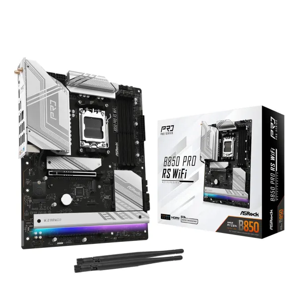 Pagrindinė plokštė ASRock B850 Pro RS WiFi AMD B850 LGA 1151 AMD AM5