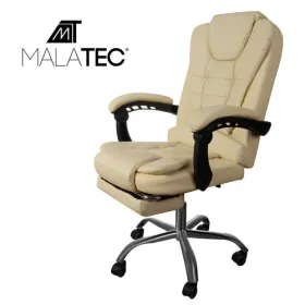 Toimistotuoli jalkatuella - beige Malatec 23287