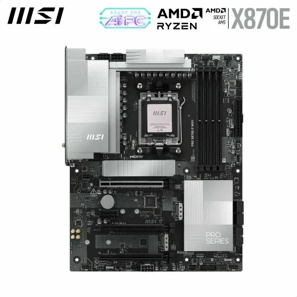 Pagrindinė plokštė MSI PRO X870E-P WIFI AMD AM5