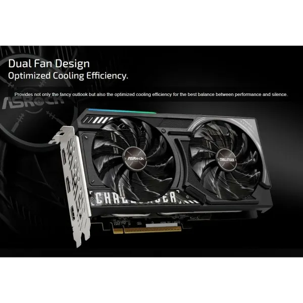 Grafikas Karte ASRock RX9060XT CL 16GO GDDR6 RADEON RX 9060 XT 16 GB