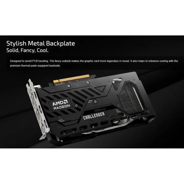 Grafikas Karte ASRock RX9060XT CL 16GO GDDR6 RADEON RX 9060 XT 16 GB