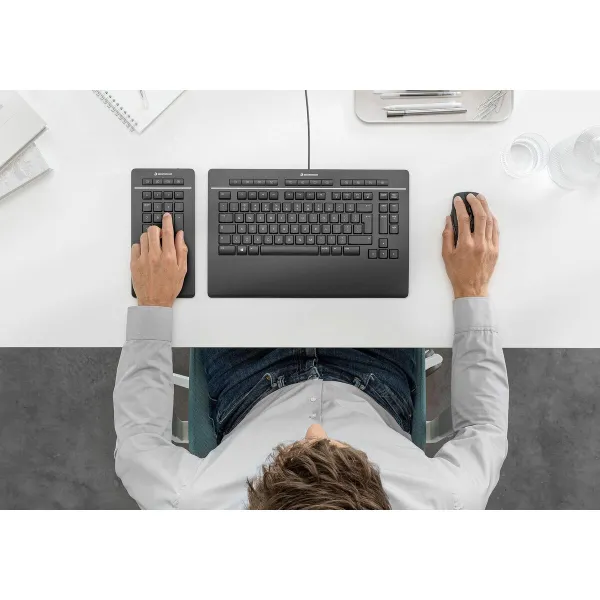 Klaviatūra 3Dconnexion 3DX-700092 Melns Qwerty US