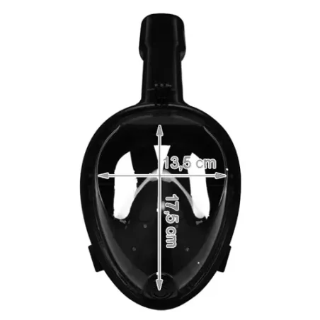 Täisnäo snorgeldamismask S/M, osa 23469