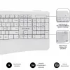 Keyboard and Mouse Subblim SUBKBC-DCOPW1 White Spanish Spanish Qwerty QWERTY