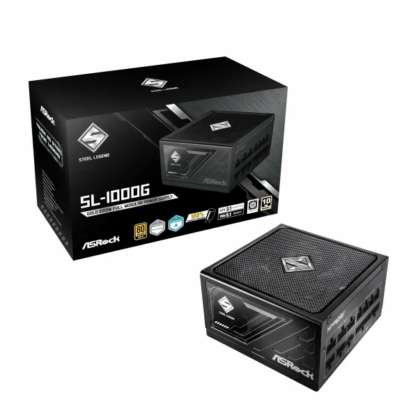 Источник питания ASRock 90-UXS100-GFEAAA 1000 W 80 Plus Gold