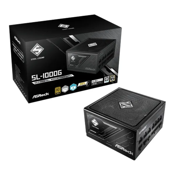 Источник питания ASRock 90-UXS100-GFEAAA 1000 W 80 Plus Gold