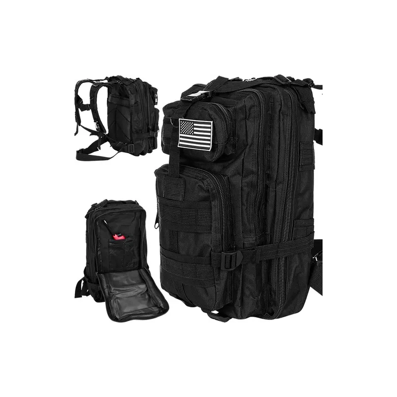 Small black hiking backpack 23089