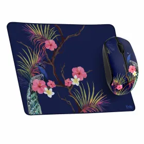 Žaidimų pelė ir kilimėlis T'NB TROPIC Tamsiai mėlyna