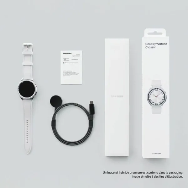 Älykello Samsung Galaxy Watch6 Classic R965 Monivärinen Hopeinen