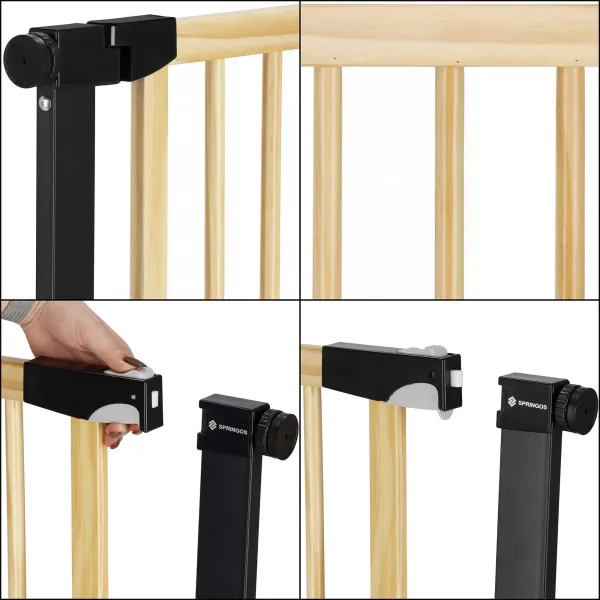 Portaiden turvaportti Springos SG0012 75-82 cm