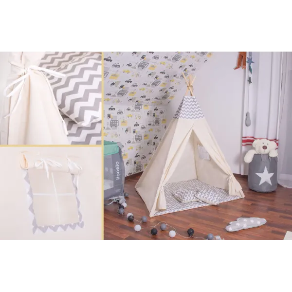 Tipi telts Springos TIP03 pelēka
