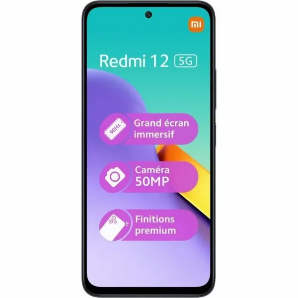 Smartphone Xiaomi REDMI 12 5G 4-128 BK 6,8" 6,79" Octa Core 4 GB RAM 128 GB Black