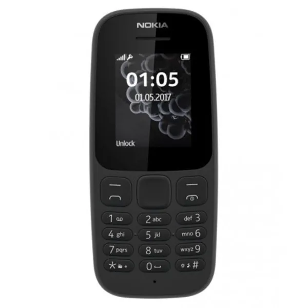 Mobile phone Nokia 105 DualSIM 1,45" Black