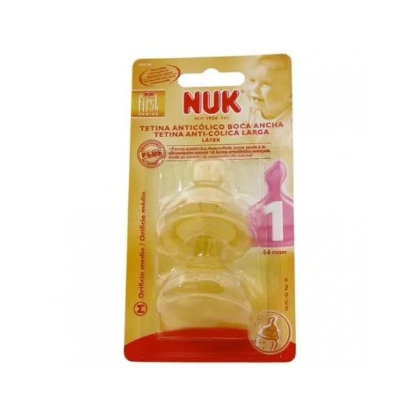 Tetina Ancha First Choice 1 M Latekss 2 Unidades Nuk