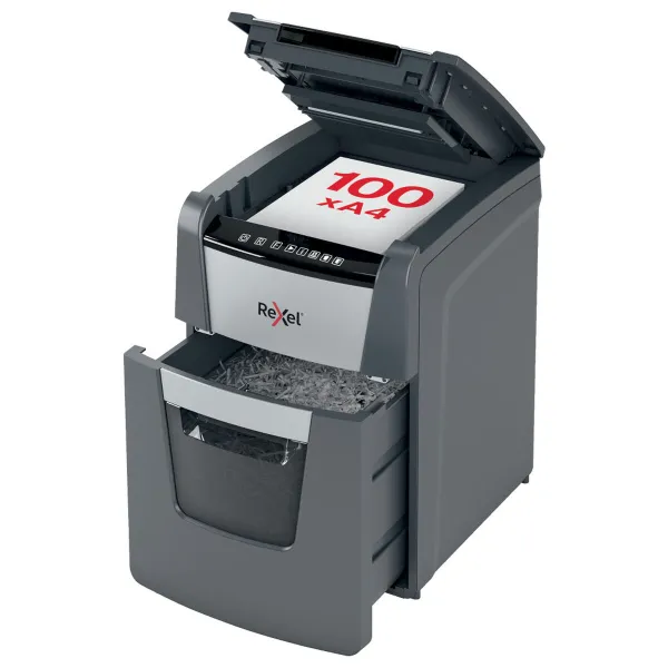 Popieriaus smulkintuvas (itin smulkus) Rexel Optimum Auto+ 100M