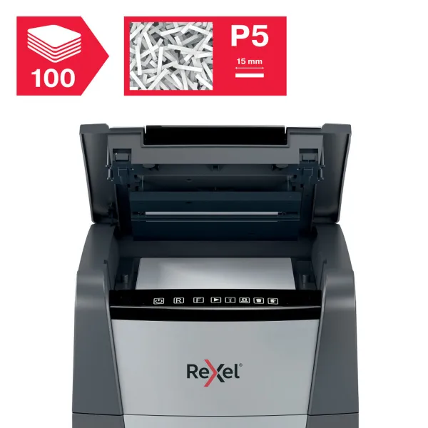 Popieriaus smulkintuvas (itin smulkus) Rexel Optimum Auto+ 100M