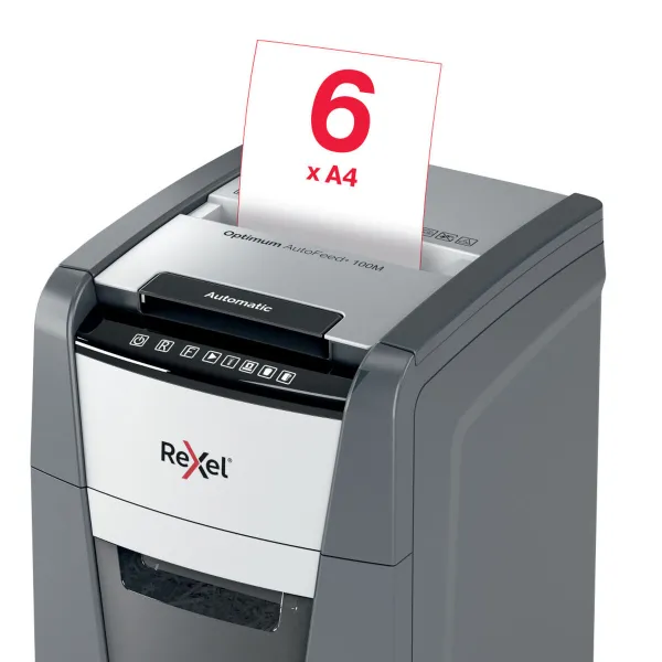 Popieriaus smulkintuvas (itin smulkus) Rexel Optimum Auto+ 100M