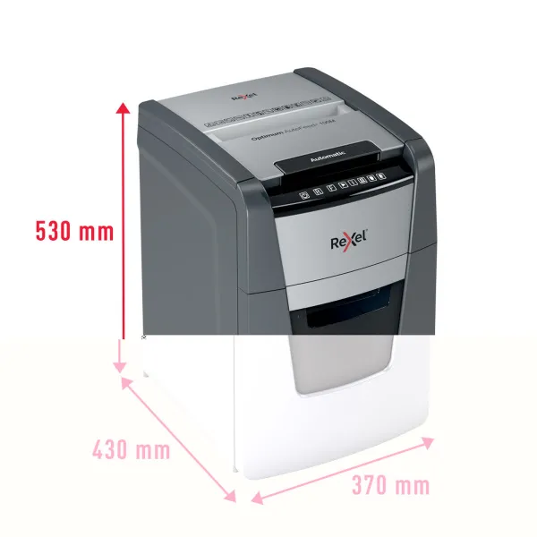 Popieriaus smulkintuvas (itin smulkus) Rexel Optimum Auto+ 100M