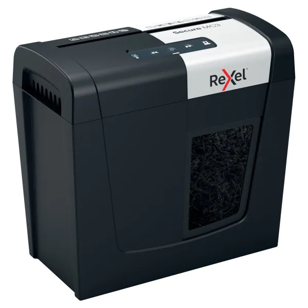 Mikroleikkaava paperisilppuri Rexel Secure MC3 10 L